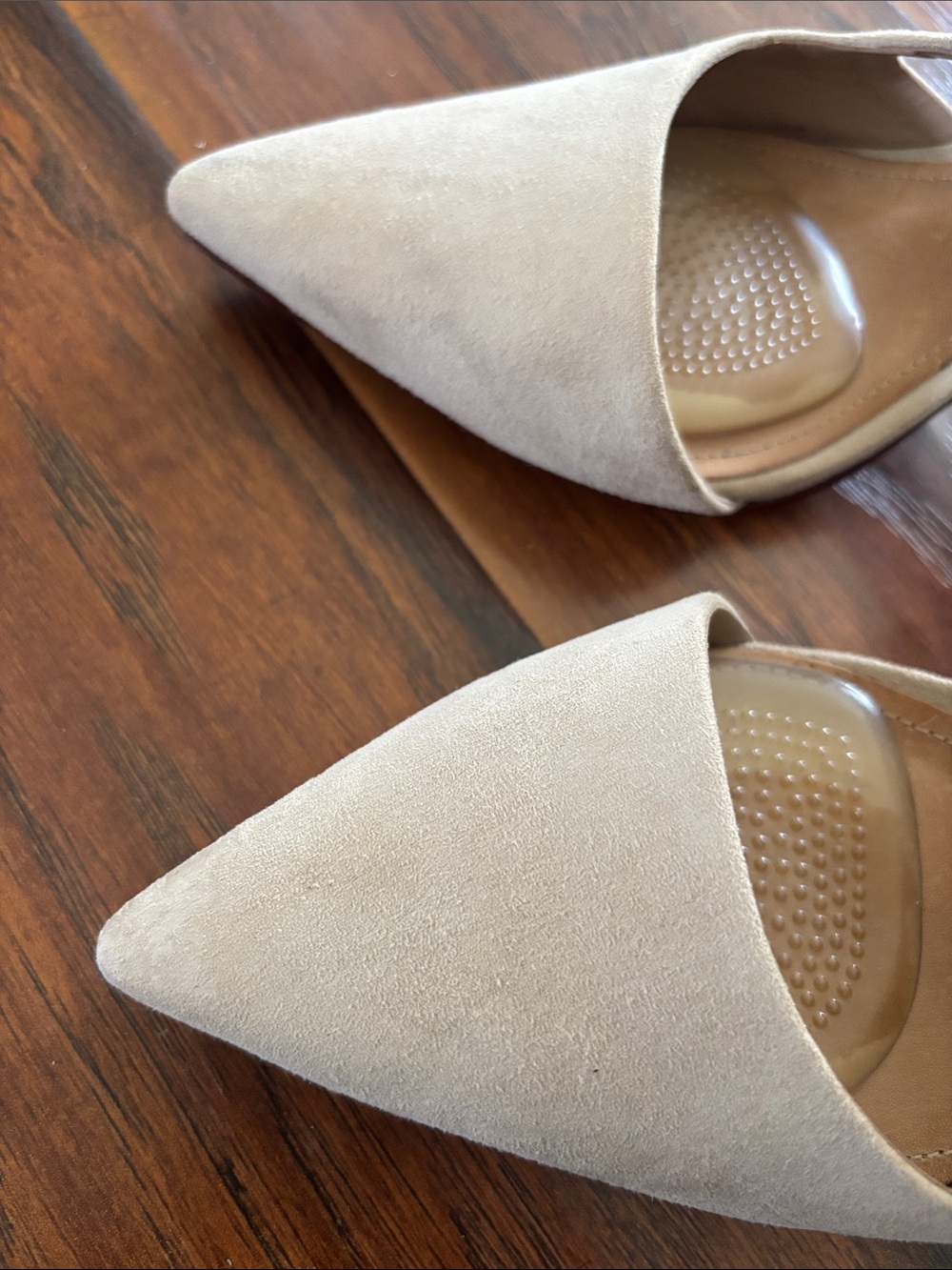 Elegant Tan Women's Slingback Heels - Picture 3 of 3